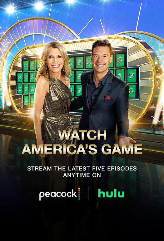 WATCH AMERICA'S GAME STREAM THE LATEST FIVE EPISODES ANYTIME ON Peacock and hulu
