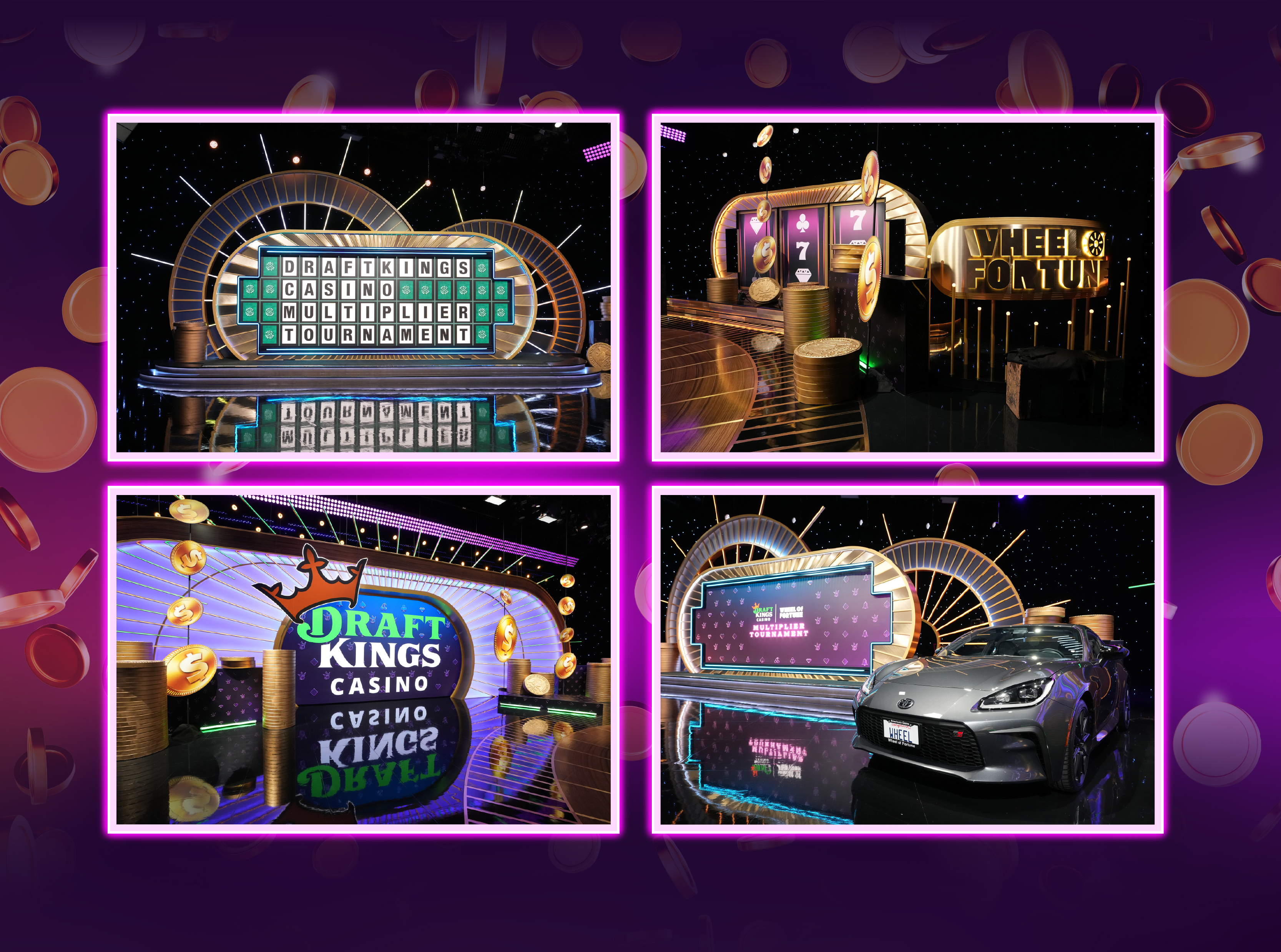 Set Photos From Wheel of Fortunes DraftKings Week