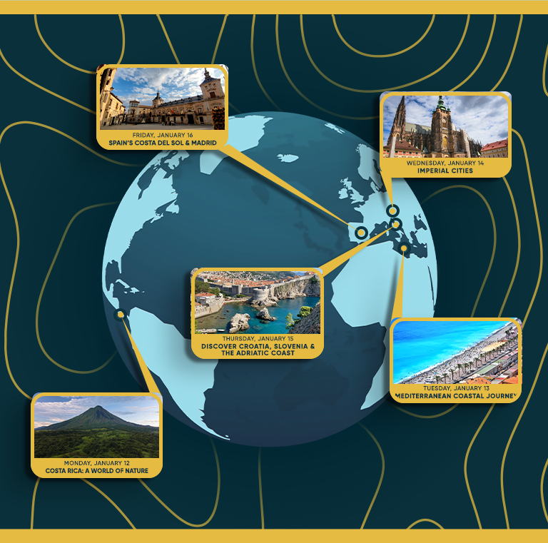 You could win these vacations from Collette from around the globe!