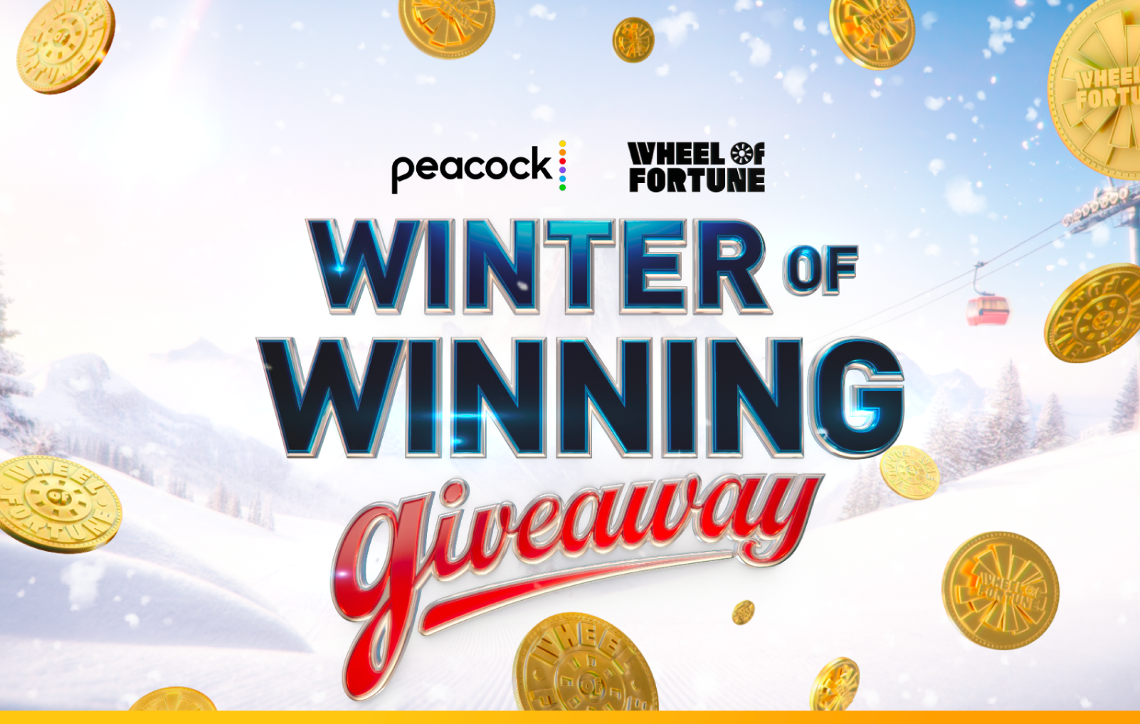 peacock WHEEL &F FORTUNE WINTER OF WINNING GIVEAWAY