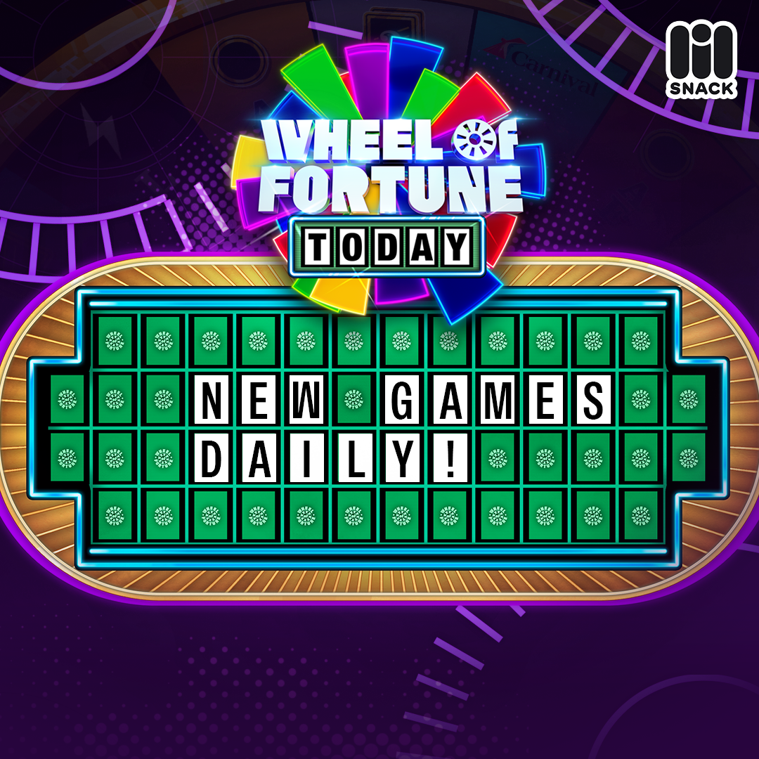 Wheel of Fortune Today New Games Daily!