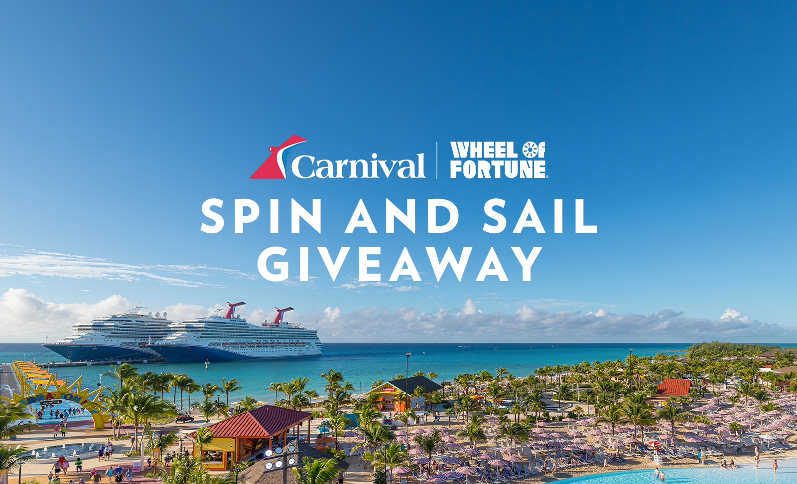 Carnival Spin And Sail Giveaway Wheel of Forutne
