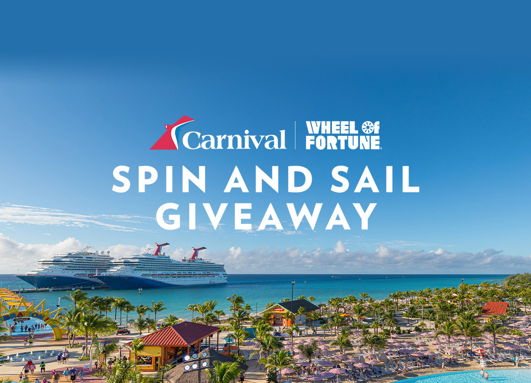 Carnival Spin And Sail Giveaway Wheel of Forutne