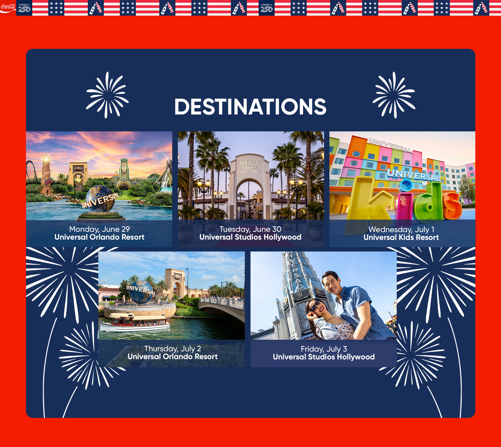 Destinations