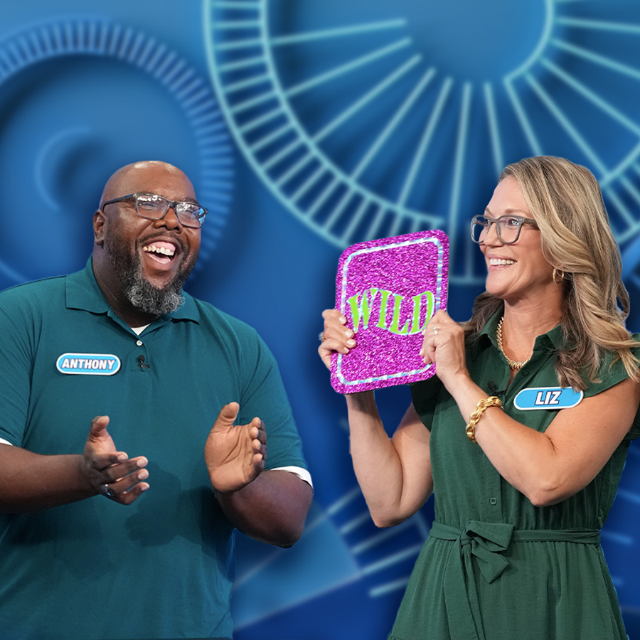 Contestants on Wheel of Fortune