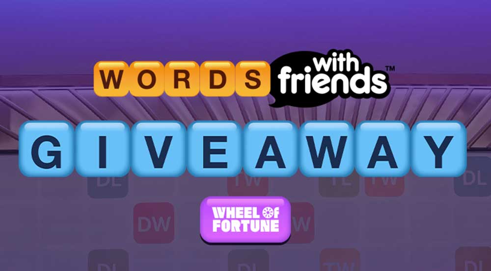 Words with Friends Giveaway Wheel of Fortune