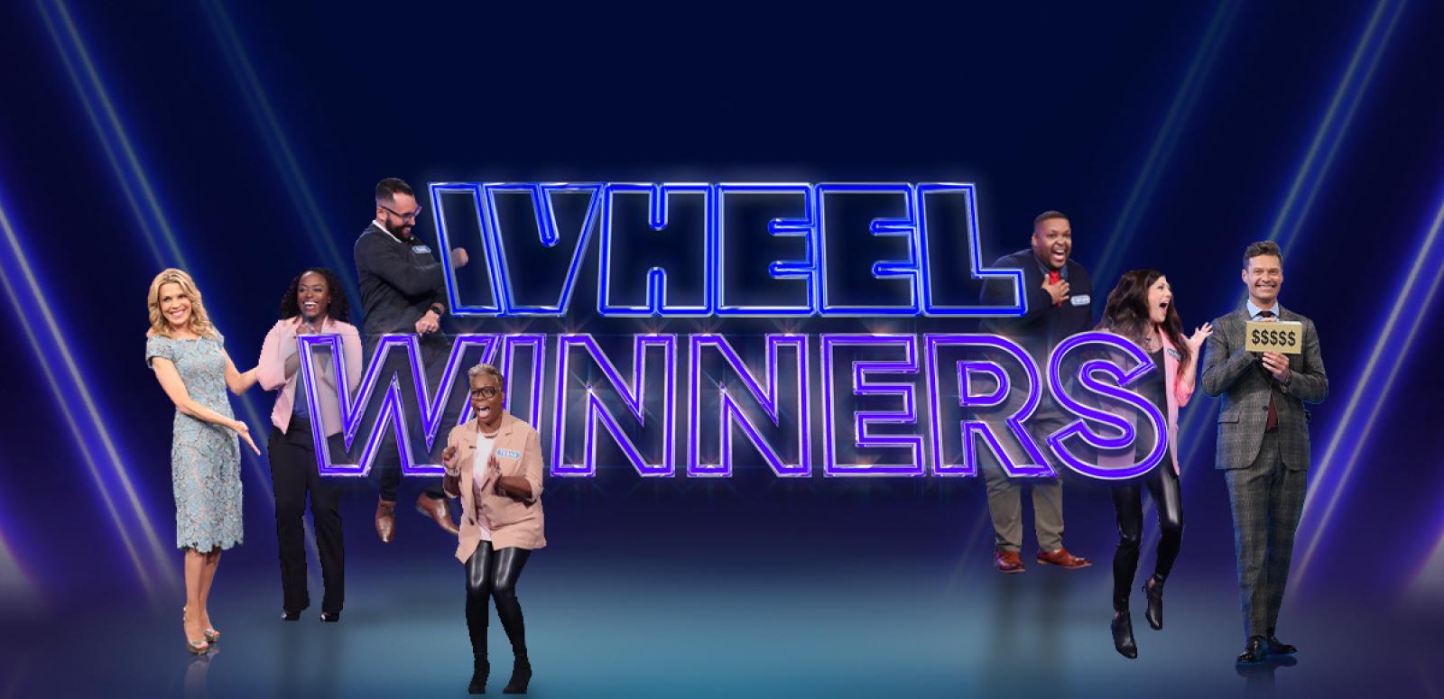 Wheel Winners Ryan Seacrest and Wheel Contestants