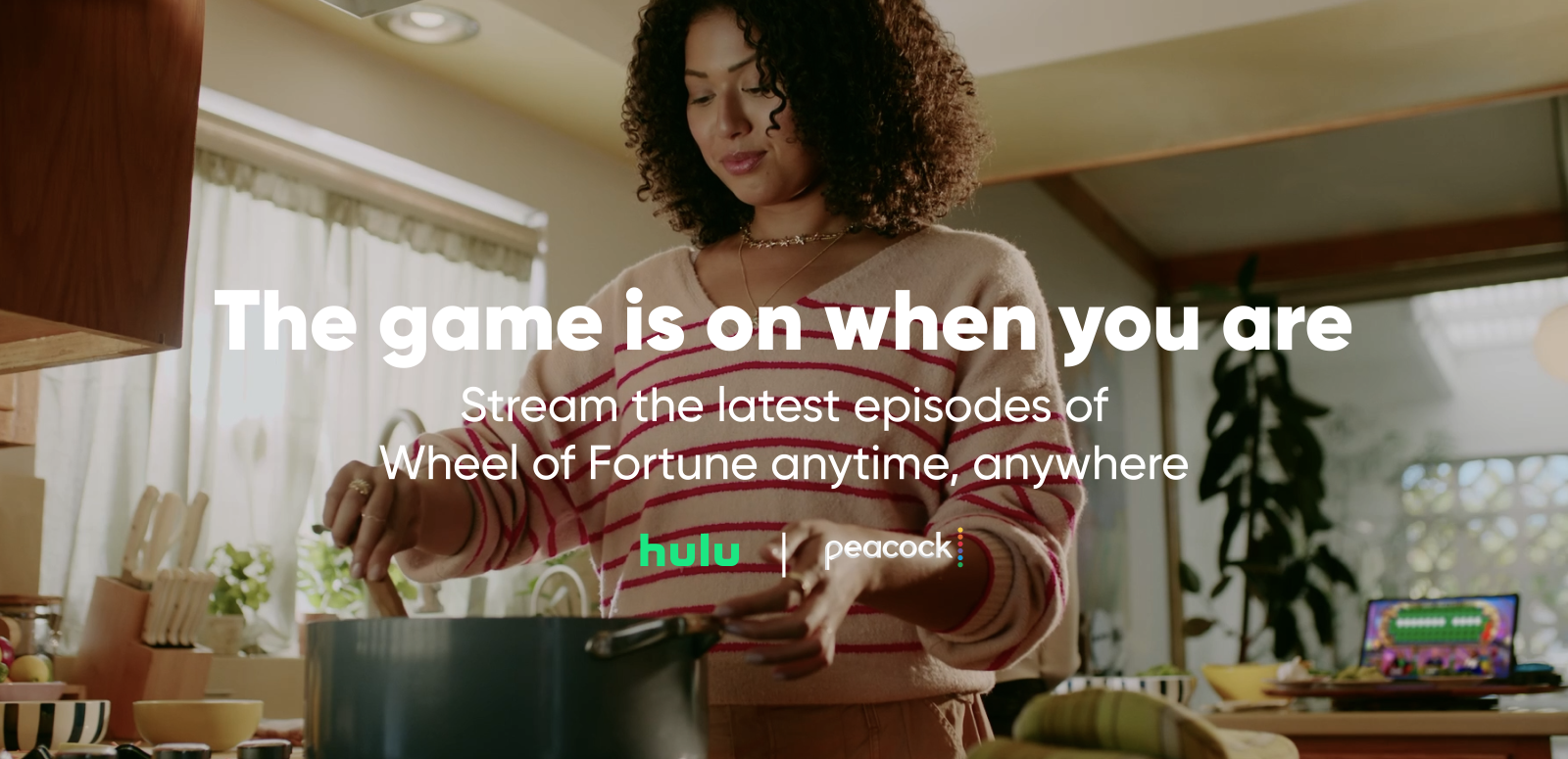 The game is on when you are stream the latest episodes of Wheel of Fortune anytime, anywhere hulu peacock